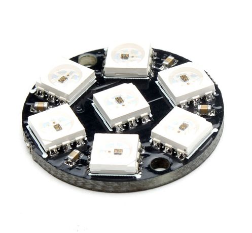 RGB LED module 7-bit cirkel met WS2812 chip (NeoPixel)